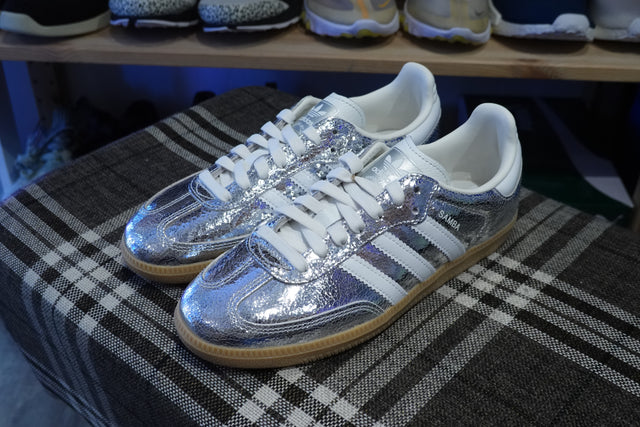 adidas WMNS Samba OG - Silver Metallic/Cloud White/Core White-Preorder Item-Navy Selected Shop