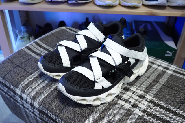 Mizuno Wave Prophecy Strap - Black/Mizuno Snow White-Preorder Item-Navy Selected Shop
