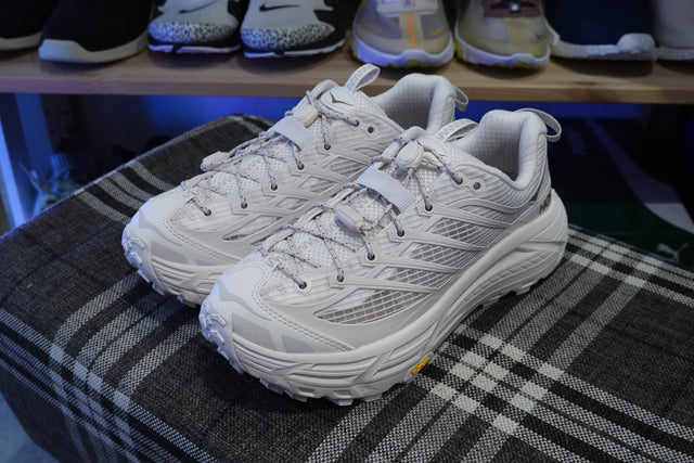 Hoka Mafate Three 2 Grid - Rose Cream/Stucco-Preorder Item-Navy Selected Shop
