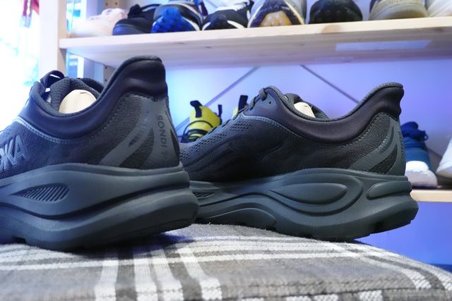 Hoka Bondi 9 - Black/Black-Preorder Item-Navy Selected Shop
