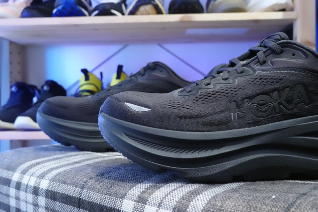 Hoka Bondi 9 - Black/Black-Preorder Item-Navy Selected Shop