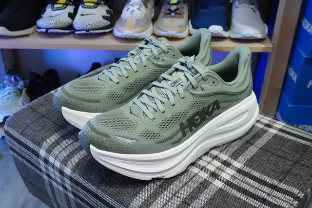 Hoka Bondi 9 - Sea Moss/Eucalyptus-Preorder Item-Navy Selected Shop