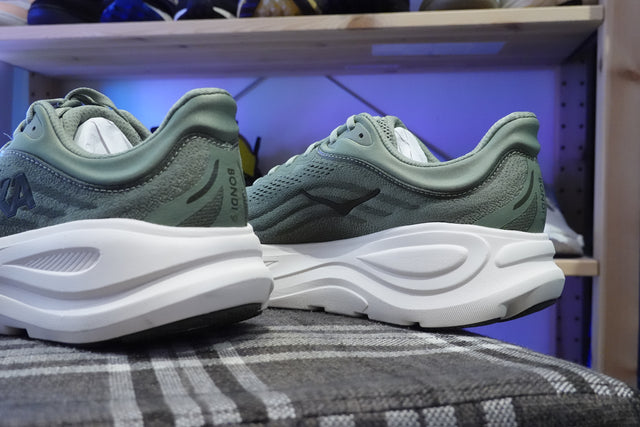 Hoka Bondi 9 - Sea Moss/Eucalyptus-Preorder Item-Navy Selected Shop