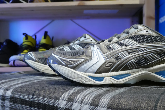 Ronnie Fieg for Asics Gel-Kayano 14 "Chicago" - Granite Gray/White-Sneakers-Navy Selected Shop