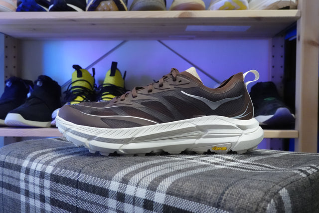 Hoka Mafate Speed 4 Lite - Cold Brew/Oat Milk-Sneakers-Navy Selected Shop
