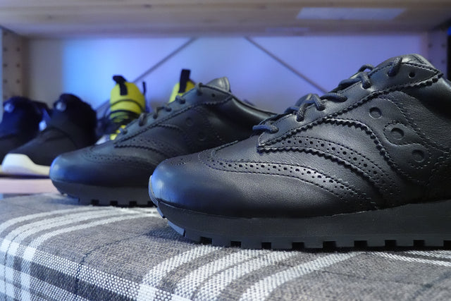 Engineered Garments x Saucony Shadow Original Wingtip - Black-Preorder Item-Navy Selected Shop