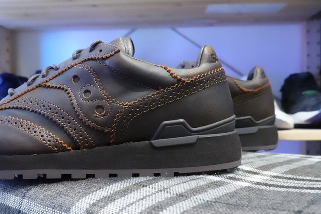 Engineered Garments x Saucony Shadow Original Wingtip - Brown-Preorder Item-Navy Selected Shop