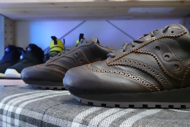 Engineered Garments x Saucony Shadow Original Wingtip - Brown-Preorder Item-Navy Selected Shop