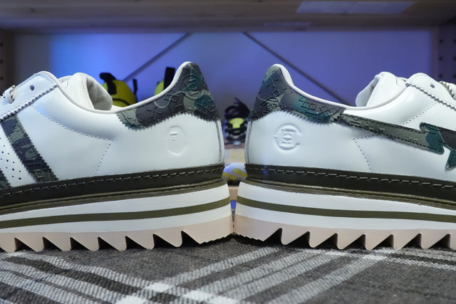 CLOT x Bape x Adidas Superstar by Edison Chen - Off White/Branch/Olive Cargo-Sneakers-Navy Selected Shop