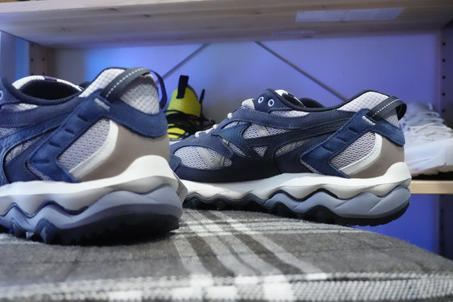 Mizuno Wave Mujin TL Suede - Opal Gray/Salute/Odyssey Gray-Preorder Item-Navy Selected Shop