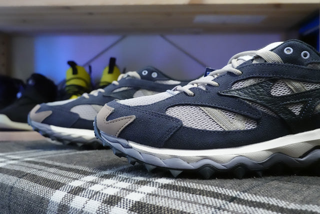 Mizuno Wave Mujin TL Suede - Opal Gray/Salute/Odyssey Gray-Preorder Item-Navy Selected Shop