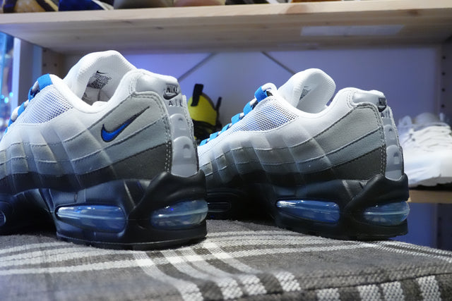 Nike Air Max 95 OG - White/Blue Spark/Black/Neutral Grey/Medium Grey-Sneakers-Navy Selected Shop