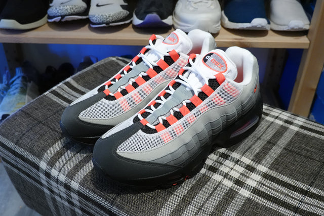 Nike Air Max 95 "Big Bubble" - Black/Medium Ash/Dark Pewter/Solar Red-Preorder Item-Navy Selected Shop