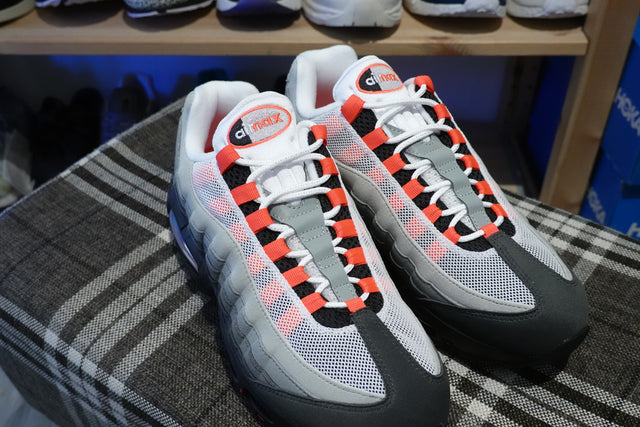 Nike Air Max 95 "Big Bubble" - Black/Medium Ash/Dark Pewter/Solar Red-Preorder Item-Navy Selected Shop
