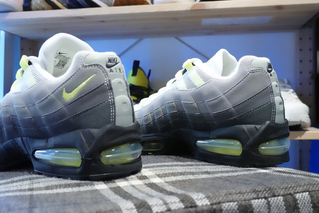 Nike Air Max 95 OG - Black/Neon Yellow/Cool Grey-Sneakers-Navy Selected Shop