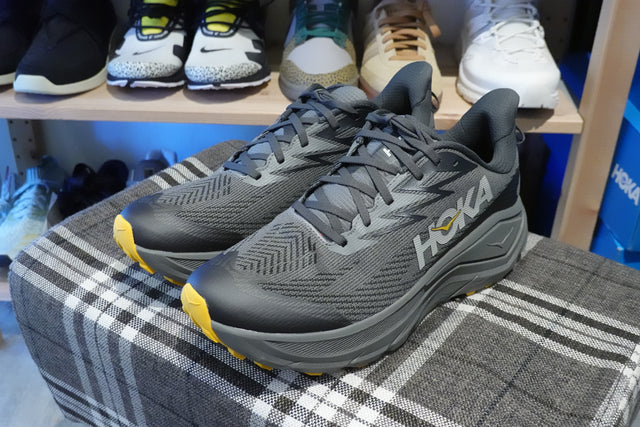 Hoka Challenger 8 GoreTex - Asphalt Grey/Varsity Yellow-Preorder Item-Navy Selected Shop