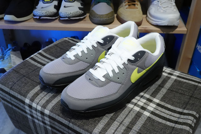 Nike Air Max 90 - Black/Anthracite/Light Charcoal/Neon Yellow-Preorder Item-Navy Selected Shop