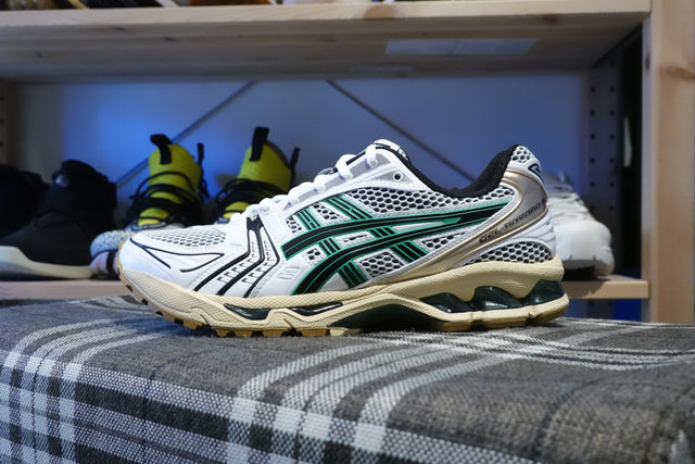 Asics Gel Kayano 14 - White/Hinoki Beige-Preorder Item-Navy Selected Shop