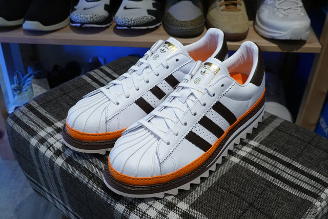 CLOT x Adidas Superstar by Edison Chen - Footwear White/Coffee/Uniora-Preorder Item-Navy Selected Shop