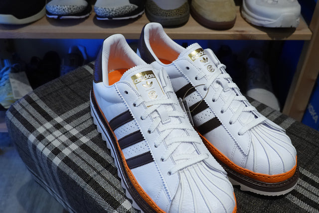 CLOT x Adidas Superstar by Edison Chen - Footwear White/Coffee/Uniora-Preorder Item-Navy Selected Shop