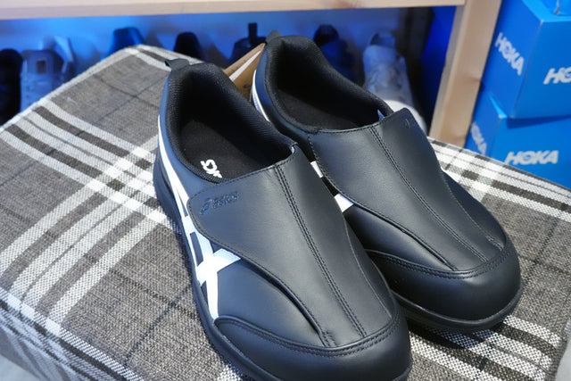 Asics Lifewalker Leather - Black/White-Preorder Item-Navy Selected Shop