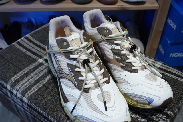 AFEW x Mizuno MXR 'OAG3' - Fog/Tigers Eye/Desert Palm-Preorder Item-Navy Selected Shop