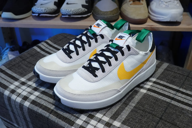 Tom Sachs x NikeCraft General Purpose Shoe “Bricolage” - Summit White/Birch/Pine Green/University Gold-Preorder Item-Navy Selected Shop