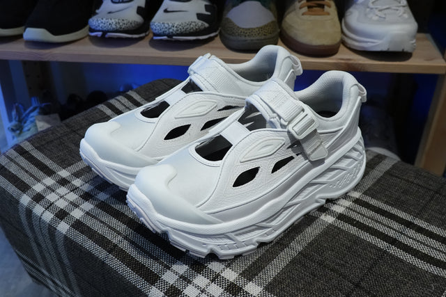 Hoka Stinson Breeze - Frost/Grout-Preorder Item-Navy Selected Shop