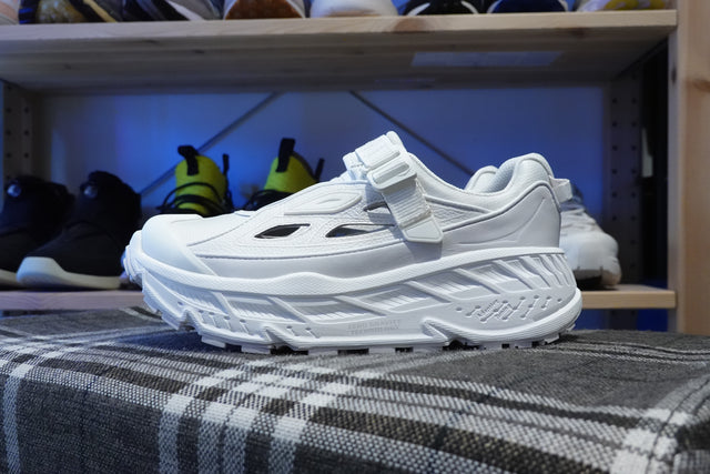 Hoka Stinson Breeze - Frost/Grout-Preorder Item-Navy Selected Shop