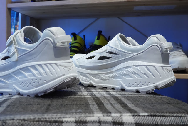 Hoka Stinson Breeze - Frost/Grout-Preorder Item-Navy Selected Shop