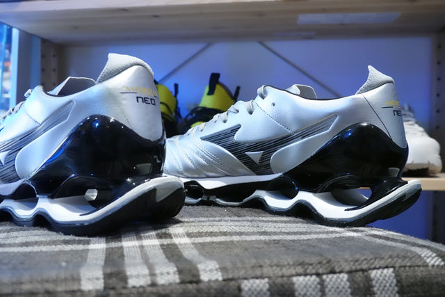Mizuno Wave Prophecy Morelia Neo - Silver/Black-Preorder Item-Navy Selected Shop