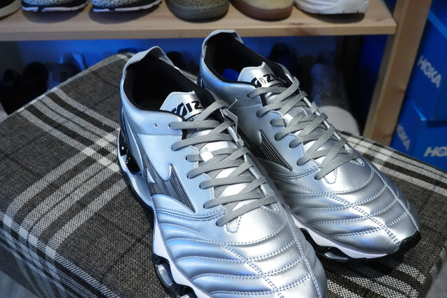 Mizuno Wave Prophecy Morelia Neo - Silver/Black-Preorder Item-Navy Selected Shop
