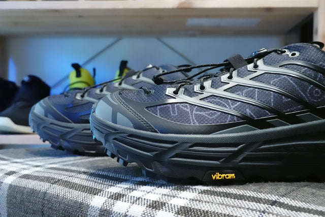 Hoka Mafate Three 2 Wordmark - Black/Outer Orbit-Preorder Item-Navy Selected Shop