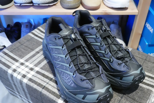 Hoka Mafate Three 2 Wordmark - Black/Outer Orbit-Preorder Item-Navy Selected Shop