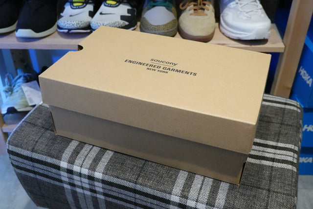 Engineered Garments x Saucony Shadow Original Wingtip - Black/White-Preorder Item-Navy Selected Shop
