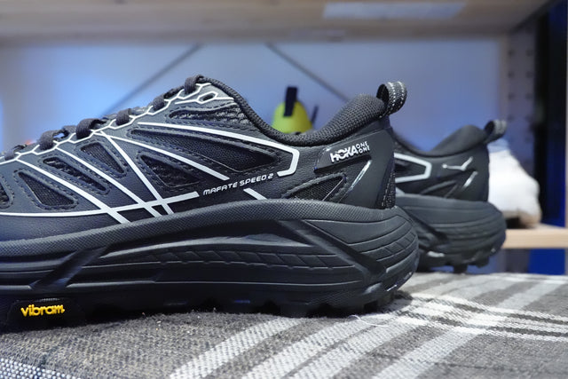 Hoka Stealth/Tech Mafate Speed 2 - Black/Carbon Black-Preorder Item-Navy Selected Shop