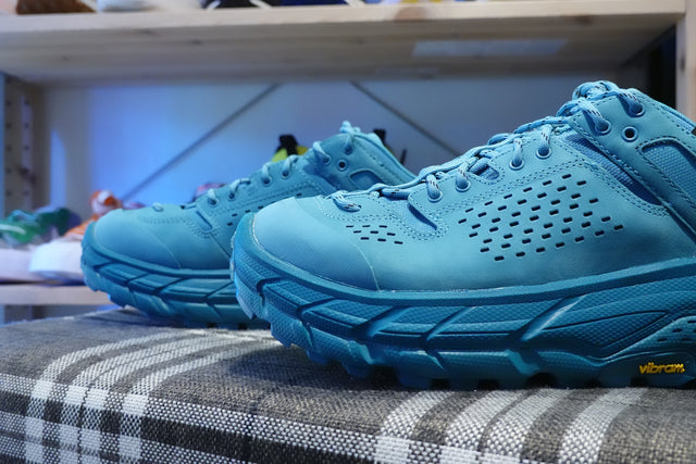 Hoka Tor Ultra Lo Goretex - Aurora Aqua/Tidal Wave-Preorder Item-Navy Selected Shop
