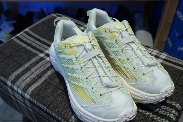 Hoka Mafate Three 2 Grid - Truffle Salt/Sour Lemon-Preorder Item-Navy Selected Shop