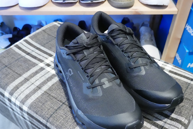 On WMNS Cloudsurfer Trail 2 Waterproof - Black/Black-Preorder Item-Navy Selected Shop