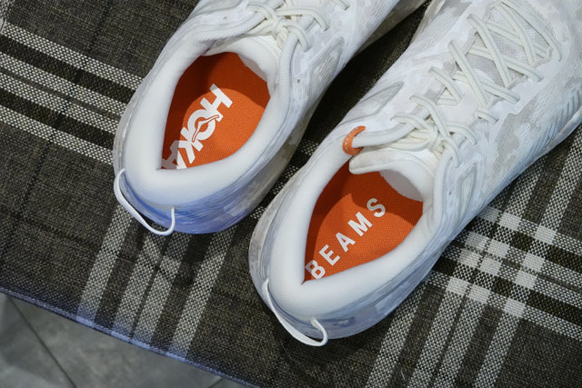BEAMS x Hoka Bondi 7 - Turtledove/Tidal Foam