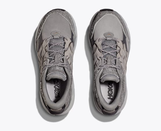 Hoka Clifton L Suede TP - Galactic Grey/Satellite Grey-Preorder Item-Navy Selected Shop