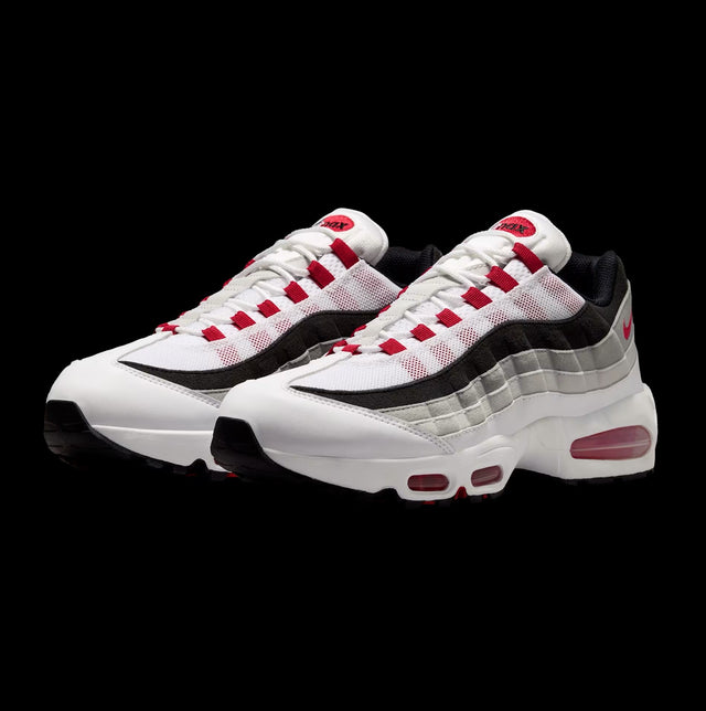 Nike Air Max 95 Big Bubble Premium - White/Comet Red/Neutral Grey/Medium Grey