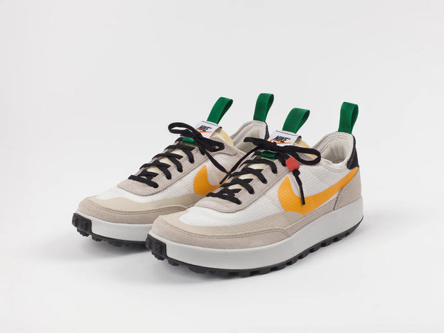 Tom Sachs x NikeCraft General Purpose Shoe “Bricolage” - Summit White/Birch/Pine Green/University Gold-Preorder Item-Navy Selected Shop
