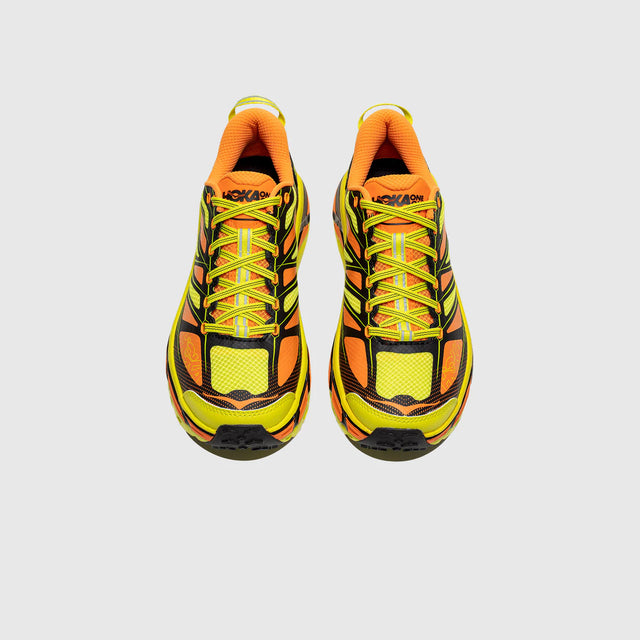 Hoka Mafate Speed 2 - Electric Tangerine/Hoka Citrus-Preorder Item-Navy Selected Shop