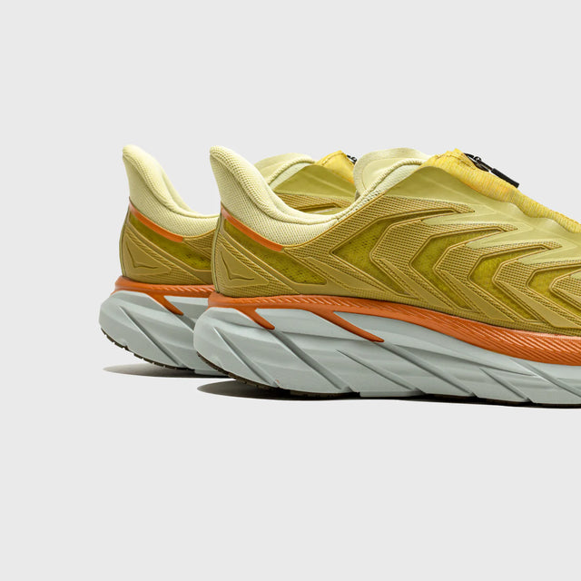 Hoka One One Project Clifton - Golden Lichen/Celery Root-Preorder Item-Navy Selected Shop