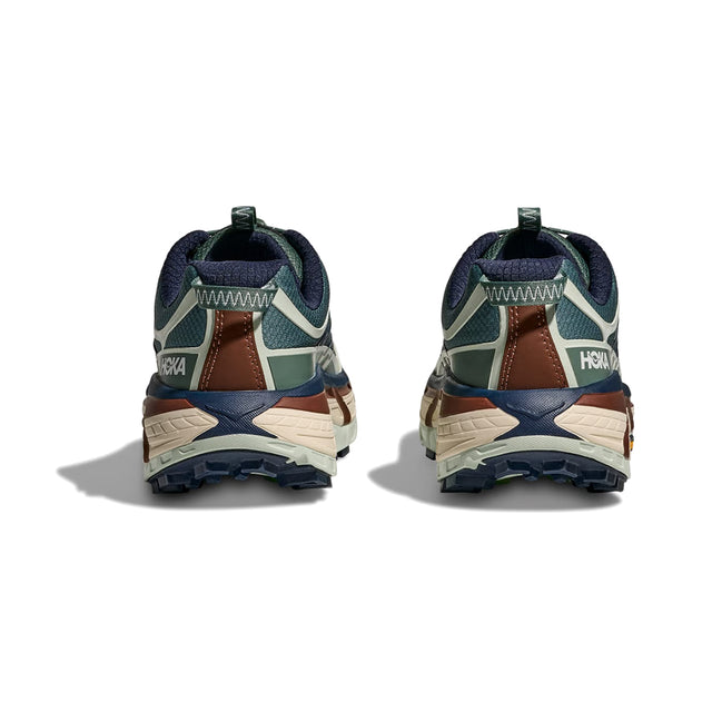 Hoka Mafate Three 2 Wordmark - Fern/Varsity Navy-Preorder Item-Navy Selected Shop