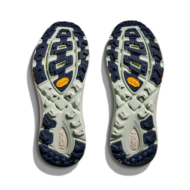 Hoka Mafate Three 2 Wordmark - Fern/Varsity Navy-Preorder Item-Navy Selected Shop