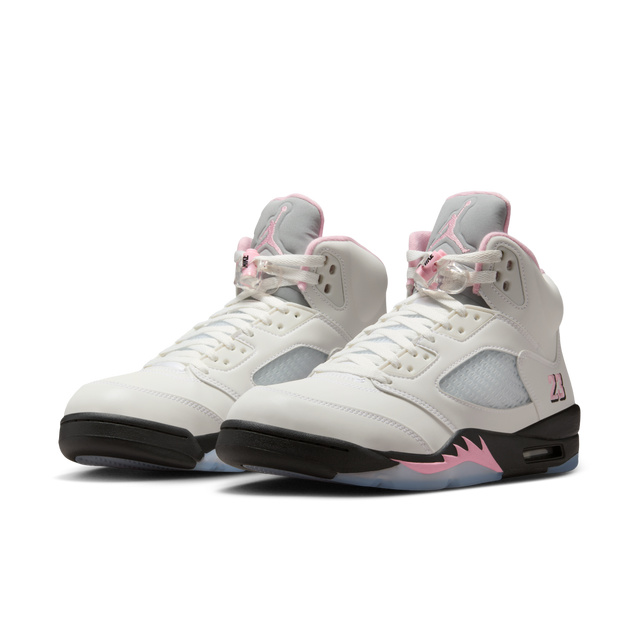 Nike Air Jordan 5 Retro - White/Med Soft Pink/Black-Preorder Item-Navy Selected Shop