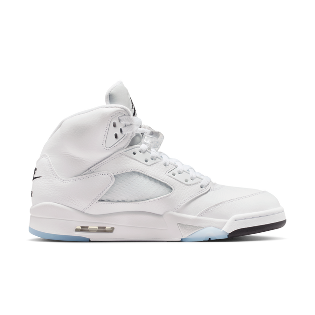 Nike Air Jordan 5 Retro - White/Black/Metallic Silver-Preorder Item-Navy Selected Shop