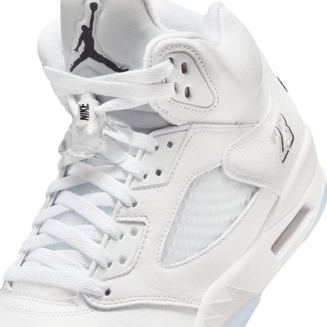 Nike Air Jordan 5 Retro - White/Black/Metallic Silver-Preorder Item-Navy Selected Shop